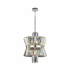 Csillár láncon AURELIA 8xE14/40W/230V króm ML0404 kép