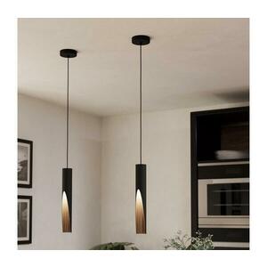 Eglo 900874 - LED függeszték kábellel BARBOTTO 1xGU10/4, 5W/230V fekete/barna 900874 kép
