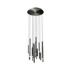 Redo 01-2060 - LED Csillár zsinóron MADISON 16xLED/4W/230V fekete 01-2060 kép