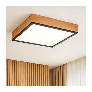 Mennyezeti lámpa OAK SQUARE 4xE27/15W/230V 48x48 cm tölgy/fekete LD-PD-9.6/DĄB/CZARNY kép