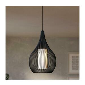 Eglo 900828 - Csillár zsinóron RAZONI 1xE27/40W/230V fekete 900828 kép