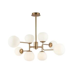 Maytoni MOD221-PL-08-G - Csillár rúdon ERICH 8xE14/40W/230V réz MOD221-PL-08-G kép