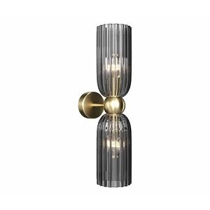 Maytoni MOD302WL-02GR - Fali lámpa ANTIC 2xE14/40W/230V arany/szürke MOD302WL-02GR kép