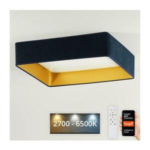BRILAGI-LED Fényerőszabályozható lámpatest VELVET SQUARE LED/36W/230V Wi-Fi Tuya+távirányító sötétkék kép