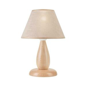 Asztali lámpa PERA 1xE27/60W/230V bézs/bükkfa LN-1.D.1/nat kép