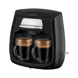 Sencor - Kávéautómata két bögrével 500W/230V fekete 41009388 kép