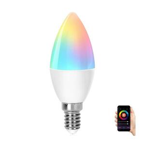 B.V. LED RGBW Dimmelhető izzó C37 E14/6, 5W/230V 2700-6500K Wi-Fi - S10201BG0 kép