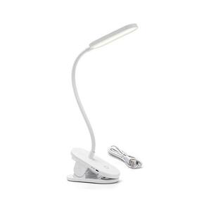 B.V. - LED Dimmelhető Asztali lámpa tölthető klipsszel LED/2, 5W/5V 1200mAh fehér B10311J06 kép