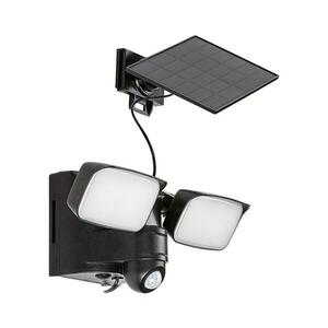 Rabalux 77091 - LESZNO LED napelemes fali lámpa 2x5W, IP54, fekete 77091 kép