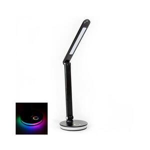 LEDRGBW Dimmelhető asztali lámpa power bank funkcióval LED/12W/5V 2800-6000K fekete PDL400RGBB kép