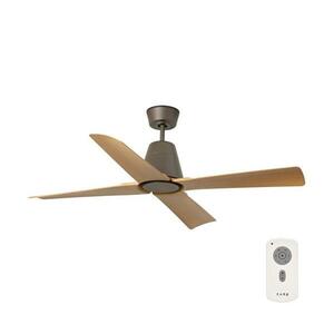 FARO Barcelona FARO 34106 - Mennyezeti látor TYPHOON M barna á. 130 cm IP44 + távirányítás 34106 kép