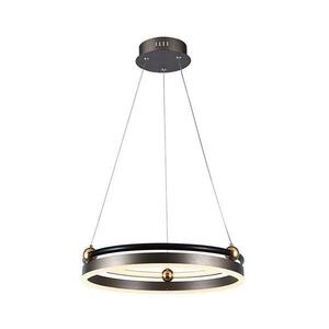LED Csillár zsinóron LED/20W/230V 3000K átm. 42 cm barna 23098 kép