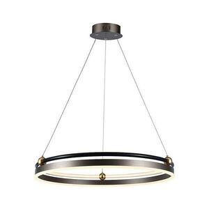 LED Csillár zsinóron LED/30W/230V 3000K átm. 62 cm barna 23097 kép