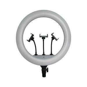 LED Szabályozható fényerejű lámpa állvánnyal és tartóval vlogozáshoz LED/55W/230V 23047 kép
