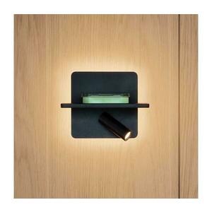 Ideal Lux - LED fali spotlámpa PIANO LED/10W/230V CRI 90 USB fekete 287300 kép