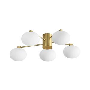 Ideal Lux - LED Felületre szerelhető csillár HERMES 5xG9/3W/230V átm. 60 cm arany 316697 kép