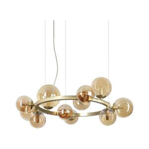 Ideal Lux - PERLAGE LED csillár zsinóron 11xG9/3W/230V Ø 73 cm arany/füst 322773 kép