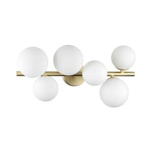 Ideal Lux - LED Felületre szerelhető csillár PERLAGE 6xG9/3W/230V 49 cm arany/fehér 309279 kép