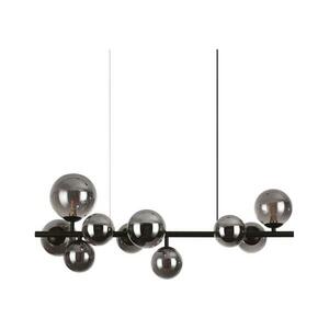 Ideal Lux - LED csillár kábelen PERLAGE 10xG9/3W/230V 81 cm fekete/füstszínű 271408 kép