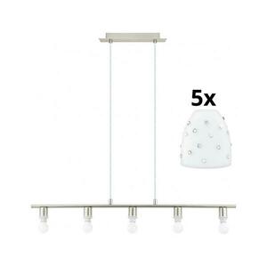 Eglo - LED csillár MY CHOICE 5xE14/4W/230V króm/fehér 1xEG31119+5xEG94749 kép
