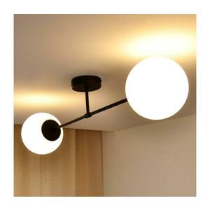Felületre szerelhető csillár MOON 2xE27/15W/230V fekete W-2022+8020/2 BK+WT/H kép