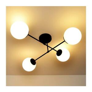 Felületre szerelhető csillár MOON 4xE27/15W/230V fekete W-2022+8020/4 BK+WT/H kép