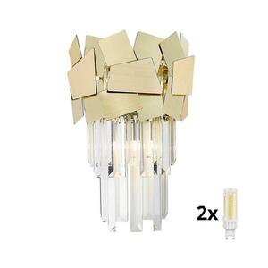 BRILAGI - LED Fali kristály lámpa MIRAGE 2xG9/42W/230V BG-W0506-02A-B5E3 kép