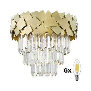 BRILAGI - LED kristály mennyezeti lámpa MIRAGE 6xE14/40W/230V BG-C0506-06A-B5E3 kép
