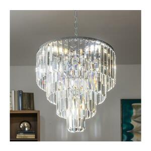 Brilagi - LED Kristály csillár láncon MOZART 5xE14/40W/230V fényezett króm BG-17106/4+1-CHR kép