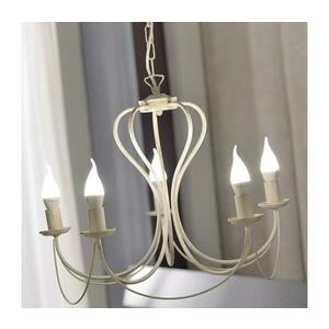 ONLI - Csillár láncon CANDELA 5xE14/6W/230V fehér 4236/5A kép