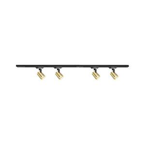 Spotlámpa sínrendszerrel VOLF 4xGU10/10W/230V arany/fekete ML0686 kép