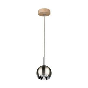 5141174 - LED Csillár zsinóron BALL WOOD 1xGU10/5W/230V matt tölgy 5141174 kép
