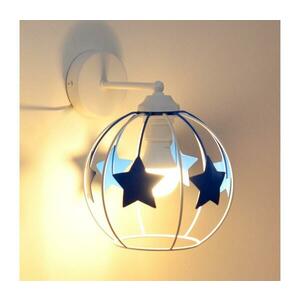 Gyermek fali lámpa STARS 1xE27/15W/230V kék/fehér KK-1385/1 WT+BL kép