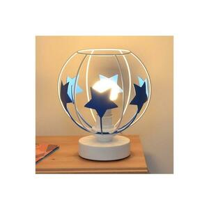 Gyerek asztali lámpa STARS 1xE27/15W/230V kék/fehér B-1385/1 WT+BL kép