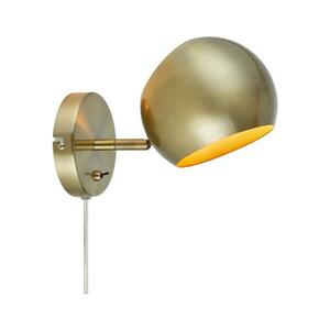 Markslöjd 108754 - Fali lámpa EDGAR 1xE14/40W/230V arany 108754 kép
