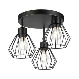 Felületre szerelhető csillár AUDREY 3xE27/60W/230V fekete LM-3.242/CZARNY kép