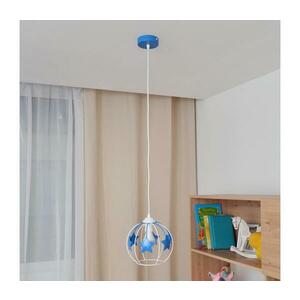 Gyerek csillár zsinóron STARS 1xE27/15W/230V kék/fehér W-KM 1385/1 WT+BL kép