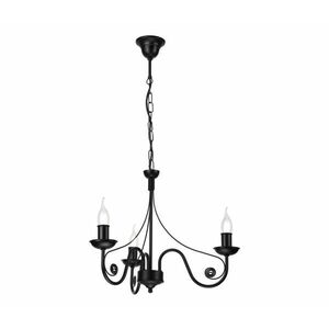 Csillár láncon DONATO 3xE14/40W/230V fekete LM-3.29/CZARNY MAT kép