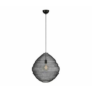 Markslöjd 108772 - Csillár zsinóron TAZZA 1xE27/40W/230V fekete 108772 kép