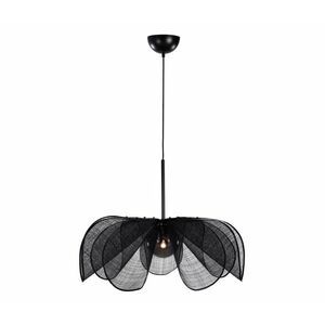 Markslöjd 108662 - Csillár zsinóron STYRKA 1xE27/40W/230V átm. 75 cm fekete 108662 kép