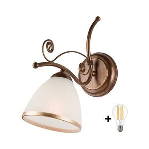 Brilagi - LED Fali lámpa ANTICO 1xE27/60W/230V bronz patina 8590828606659 kép