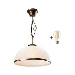 Brilagi - LED Csillár rúdon ANTICO 1xE27/60W/230V bronz patina 8590828606611 kép
