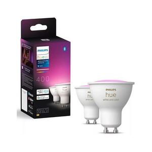 2x Philips Hue WACA GU10 RGBW LED izzó, 4, 2W, 2000-6500K, dimmelhető 8720169229815 kép