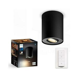 Philips - LED Dimmelhető spotlámpa Hue PILLAR 1xGU10/4, 2W/230V + távirányító fekete 8720169320239 kép