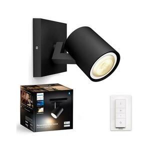 Philips - LED Dimmelhető spotlámpa Hue RUNNER 1xGU10/4, 2W/230V + távirányító fekete 8720169320710 kép