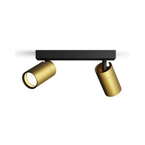 Philips - Fürdőszobai spotlámpa IDRIS 2xGU10/5W/230V IP44 fekete/arany 8720169299191 kép