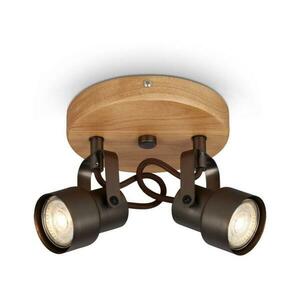 Briloner 2872-025R - LED Spotlámpa SPOTLIGHT 2xGU10/5W/230V barna 2872-025R kép