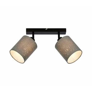 Briloner 2078-024 - Spotlámpa SPOTLIGHT 2xE27/25W/230V szürke/fekete 2078-024 kép
