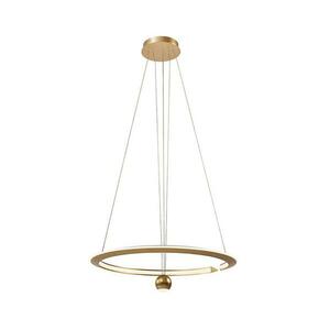 LED Csillár zsinóron LED/45W/230V 3000K átm. 62 cm arany 23431 kép
