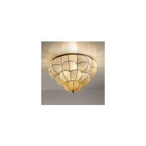 SIRU - Mennyezeti lámpa POUFF 3xE27/60W/230V króm/bézs Velencei üveg RC383-035ABLF kép